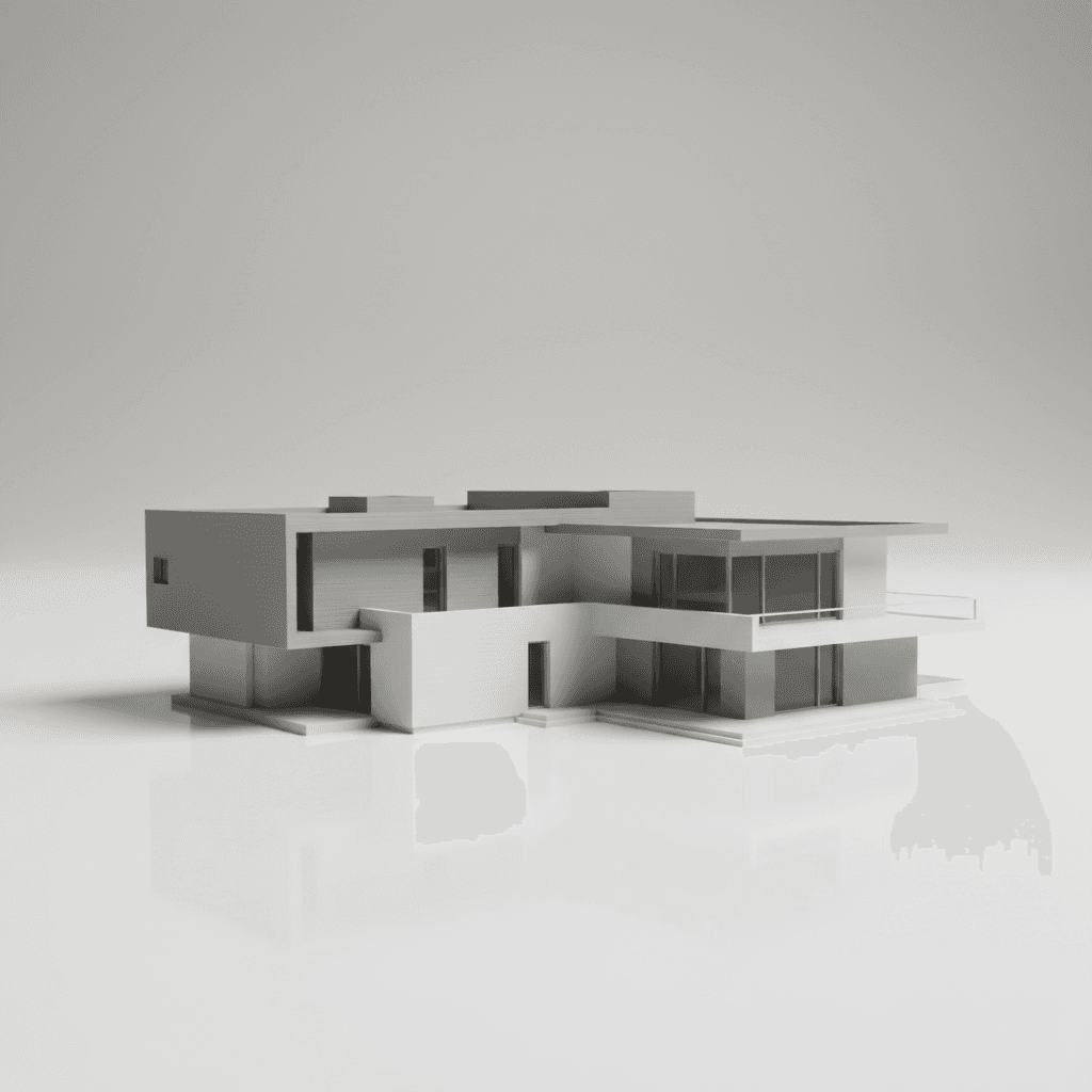 3D printed architectural model